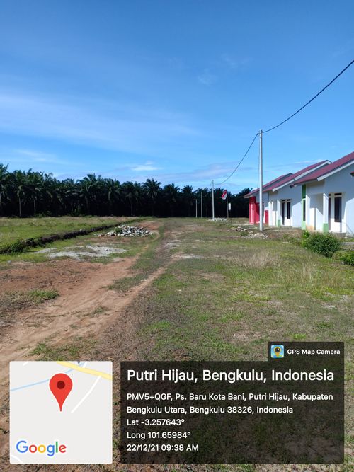 foto tampak rumah tipe 36 perumahan Perumahan kamandanu putri hijau
