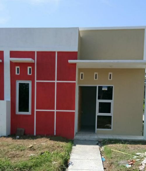 foto tampak rumah tipe 36/78 perumahan CLUSTER DIPONEGORO