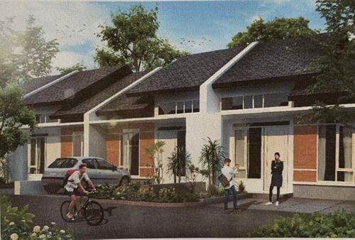 foto tampak rumah tipe G1 perumahan TAMAN KOPO INDAH III