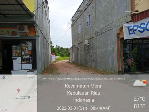 foto gerbang perumahan Sungai Raya Permata
