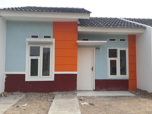 foto tampak rumah tipe 30 / 60 Subsidi perumahan Griya Artha Sepatan