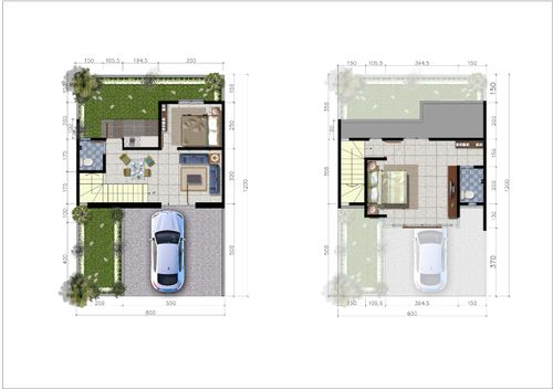 foto denah rumah tipe Tulip Premier perumahan KHAYANGAN RESIDENCE