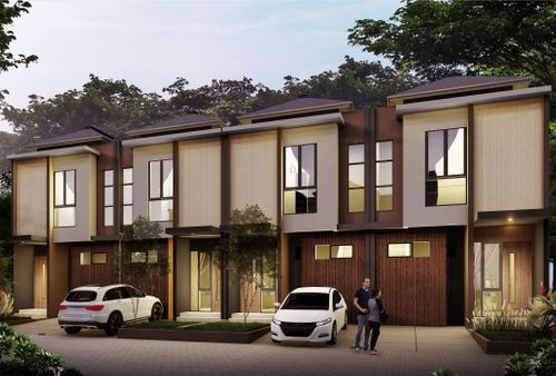 foto tampak rumah tipe 52 perumahan Seion Serang