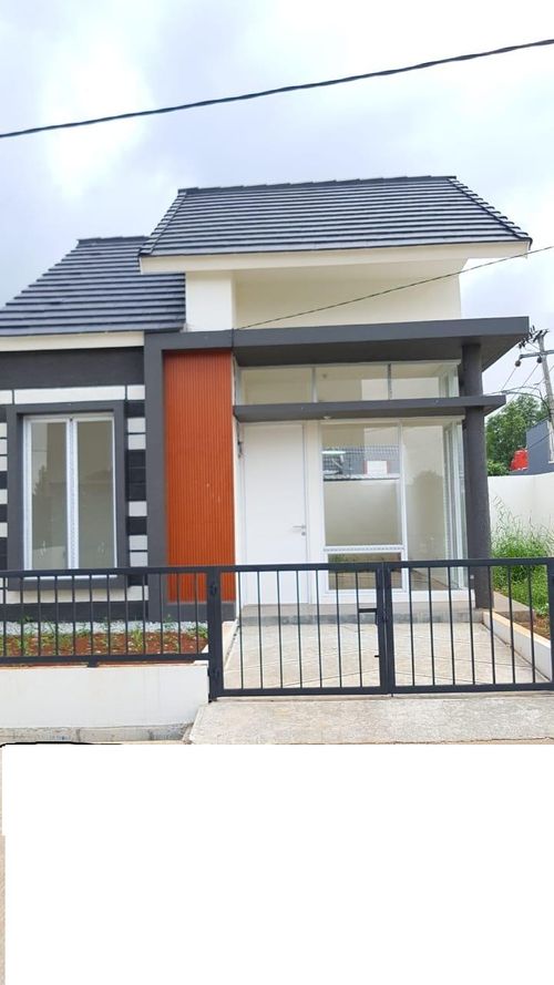 foto tampak rumah tipe 36-77 perumahan GRAND RESIDENCE CITY