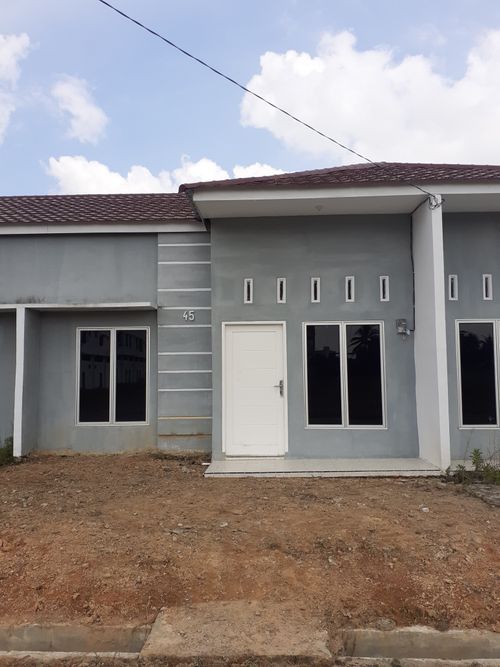 foto tampak rumah tipe 36 perumahan Serdang Indah