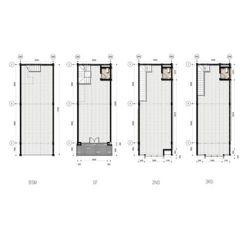 foto denah rumah tipe Standard 5x10 perumahan KEYSTONE LANE