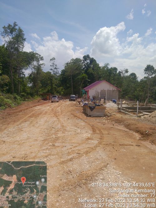 foto posisi tengah perumahan VILLA GEMILANG