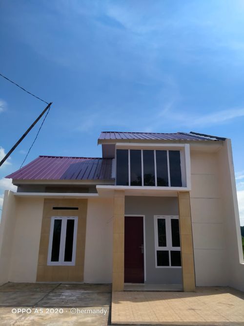 foto tampak rumah tipe 45 perumahan DREAMLAND ALEXANDER 2