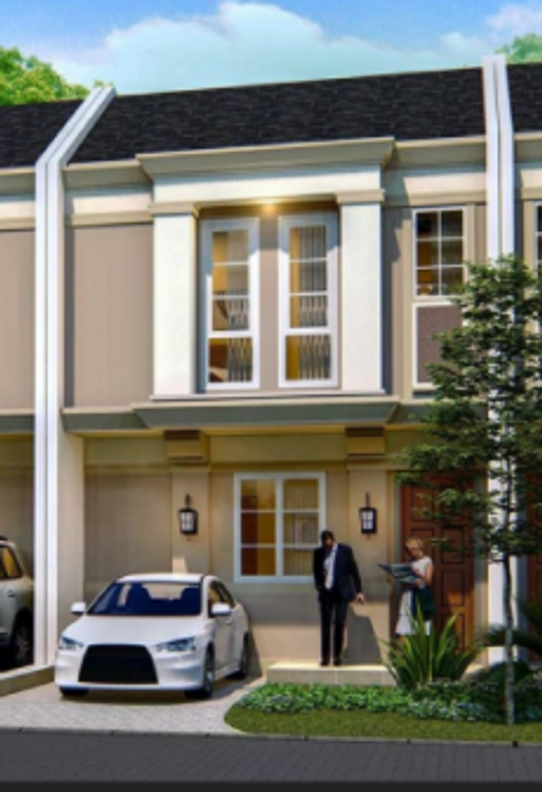 foto tampak rumah tipe 68 / 60 ME-6 perumahan SAVIA PARK 2