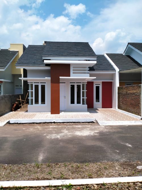 foto tampak rumah tipe 45/84 perumahan Melati Mas Residence 3