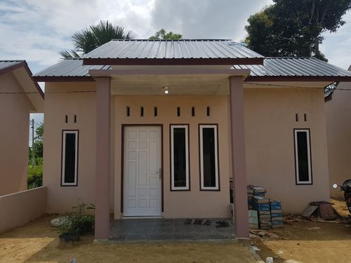 foto tampak rumah tipe 36 perumahan LHOKSUKON PERMAI