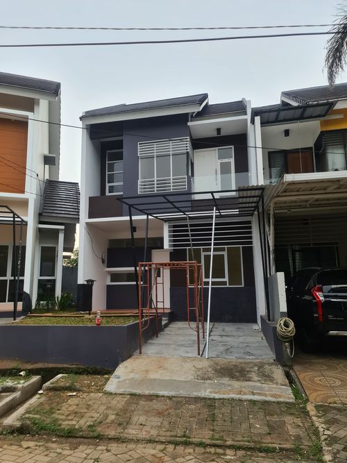foto tampak rumah tipe MAPLE perumahan GRAND DHAYA PESONA 2