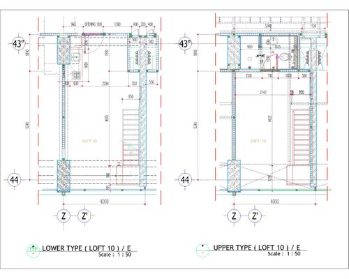 foto denah rumah tipe LOFT E perumahan SUPERMAL KARAWACI