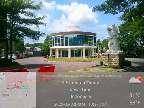 foto gerbang perumahan CITRAHARMONI - CLUSTER CHIWALK