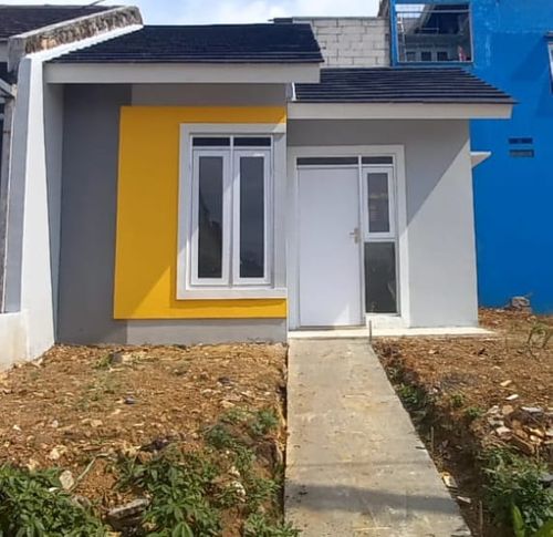 foto tampak rumah tipe 27/83 perumahan Buana Cicalengka Raya