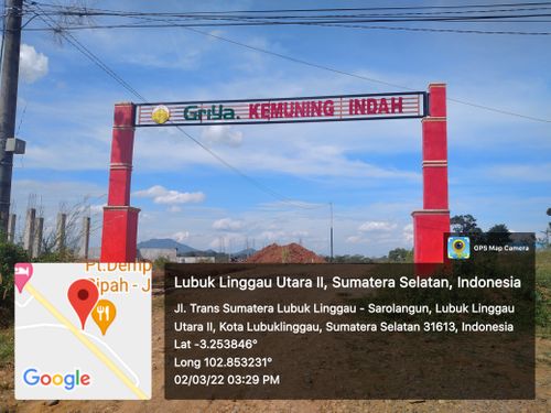 foto gerbang perumahan GRIYA KEMUNING INDAH