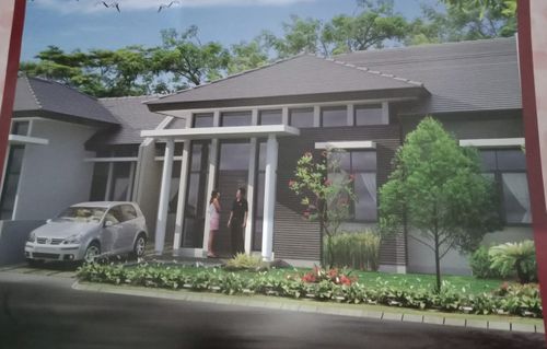 foto tampak rumah tipe AZALEA perumahan KEMANG PRATAMA - 2