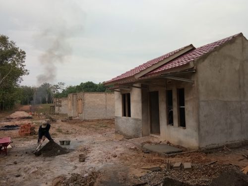 foto gerbang perumahan Limau Residence