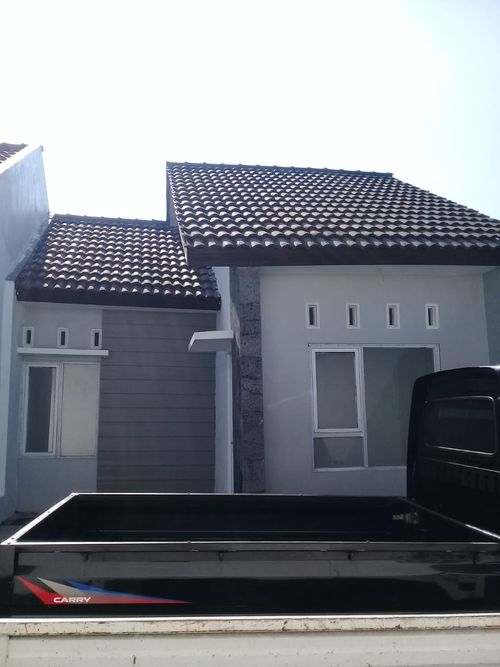 foto tampak rumah tipe 38 perumahan PERMATA CIKURUBUK REGENCY