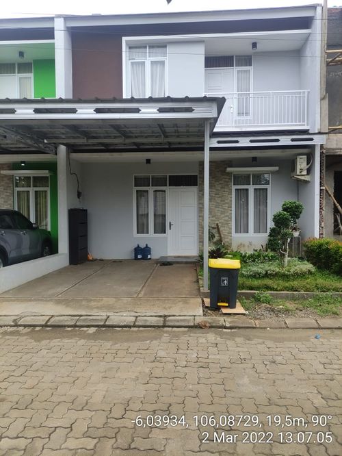 foto tampak rumah tipe 71/98 perumahan VILLA PERMATA HIJAU CLUSTER BERLIAN