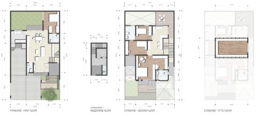 foto denah rumah tipe D1 no 1 perumahan Caelus