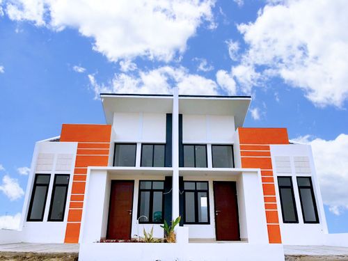 foto tampak rumah tipe Amethyst 395 perumahan PONDOK PERMATA TAHAP 3