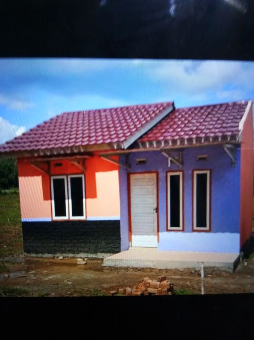 foto tampak rumah tipe Standard Full Spec perumahan Limau Residence