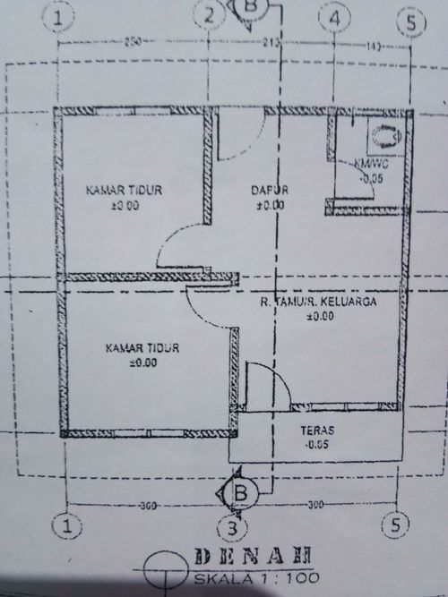foto denah rumah tipe Standard Full Spec perumahan Limau Residence