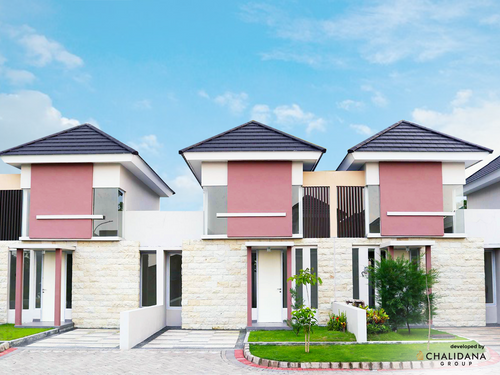 foto tampak rumah tipe VALERIANO perumahan SAFIRA GARDEN