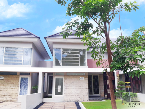 foto tampak rumah tipe MANDEVILLA perumahan SAFIRA GARDEN