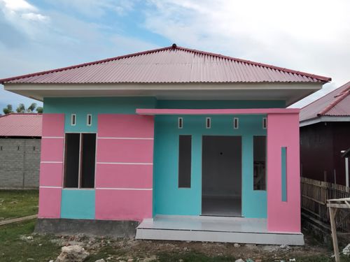 foto tampak rumah tipe 36 perumahan Mutiara indah tabongo