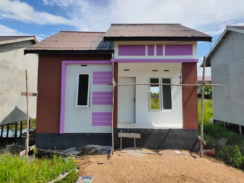 foto tampak rumah tipe 36 perumahan SYAFA RESIDENCE