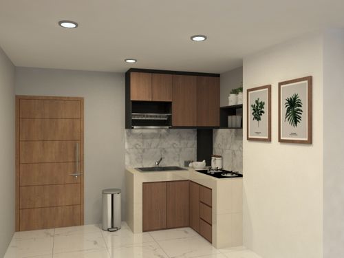 foto tampak rumah tipe 2 BR 512 perumahan Mansyur Residences