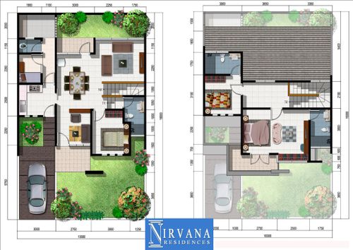foto denah rumah tipe IRIS perumahan Nirvana Residence