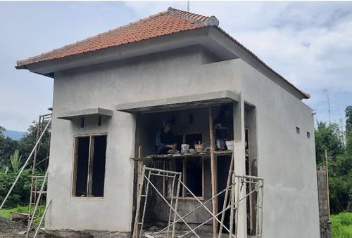 foto tampak rumah tipe 30/70 perumahan WAHYU DHARMA BERATAN