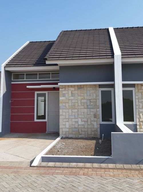 foto tampak rumah tipe 36/102 (D3-5) perumahan Permata Royal Manissa