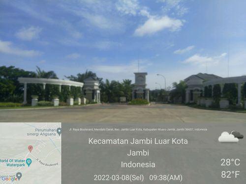 foto gerbang perumahan CitraRaya City Cluster Royal Palm