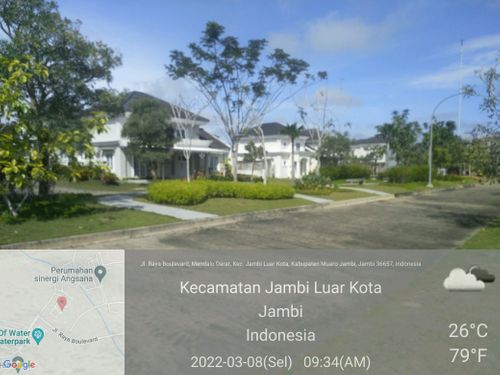 foto posisi tengah perumahan CitraRaya City Cluster Royal Palm