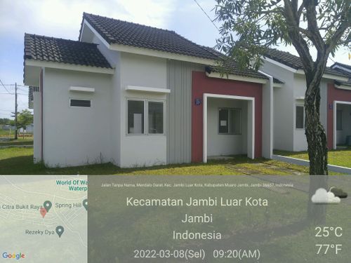 foto contoh rumah perumahan CitraRaya City Cluster Citra Bukit Raya