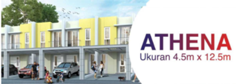 foto tampak rumah tipe 4,5 X 12,5 perumahan Sedayu City @Kelapa Gading Tahap 1