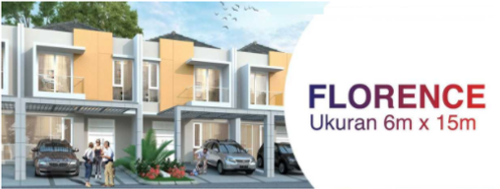 foto tampak rumah tipe 6 X 15 perumahan Sedayu City @Kelapa Gading Tahap 1