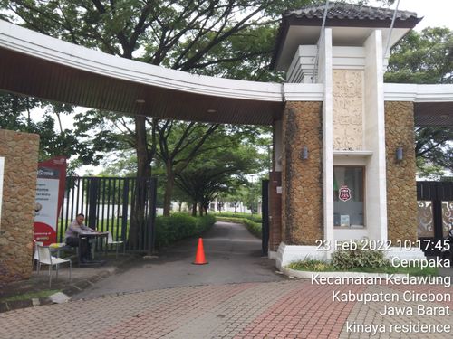 foto gerbang perumahan KINAYA RESIDENCE