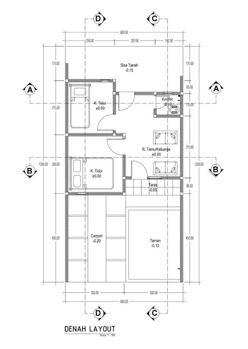 foto denah rumah tipe 31/72 perumahan MEGA MUTIARA TASIK REGENCY