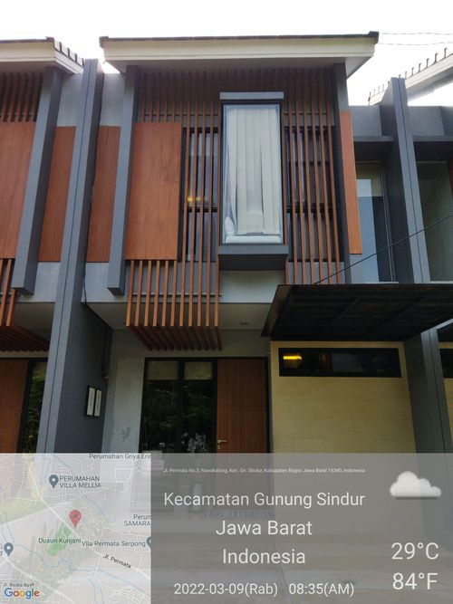 foto contoh rumah perumahan Bali Resort Serpong Extension