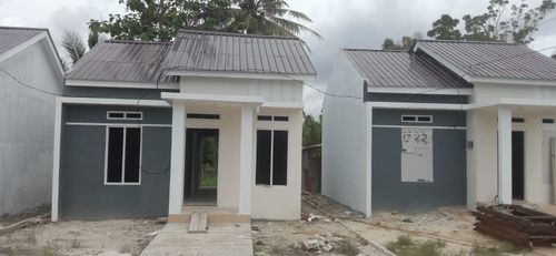 foto tampak rumah tipe 36 perumahan Margasari Residence