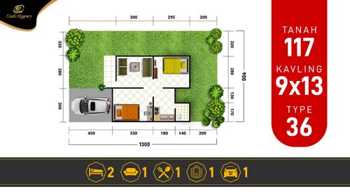 foto denah rumah tipe 36 perumahan LINDA REGENCY 10-2