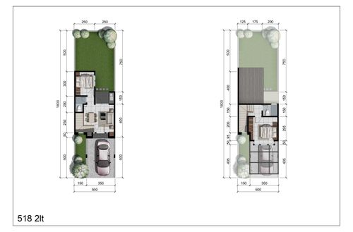 foto denah rumah tipe CHARLES 18 perumahan CitraLand Driyorejo CBD