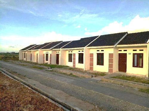 foto tampak rumah tipe 22/60 perumahan Taman Cikande