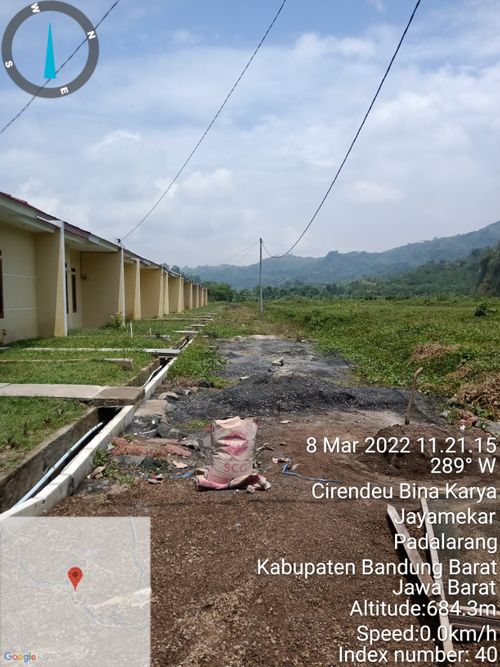 foto posisi tengah perumahan Bintang Padalarang Regency