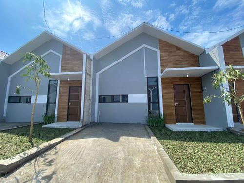 foto tampak rumah tipe 30 perumahan Villa Bougenville Indah 2